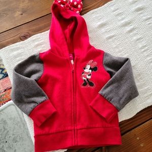 Minnie Mouse Hoodie - 18 Month
